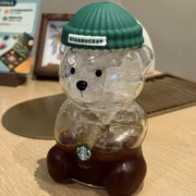 Starbucks Bearista Bear Glass Jar Cold Cup With Straw 2026 Holiday Xmas Gifts - Image 2