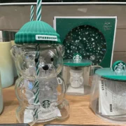 Starbucks Bearista Bear Glass Jar Cold Cup With Straw 2026 Holiday Xmas Gifts - Image 4